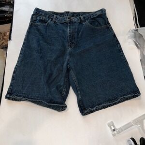 Levi's 501 Men's Denim Blue Jean Shorts 38" Waist Cotton‎ Medium Wash Zipper